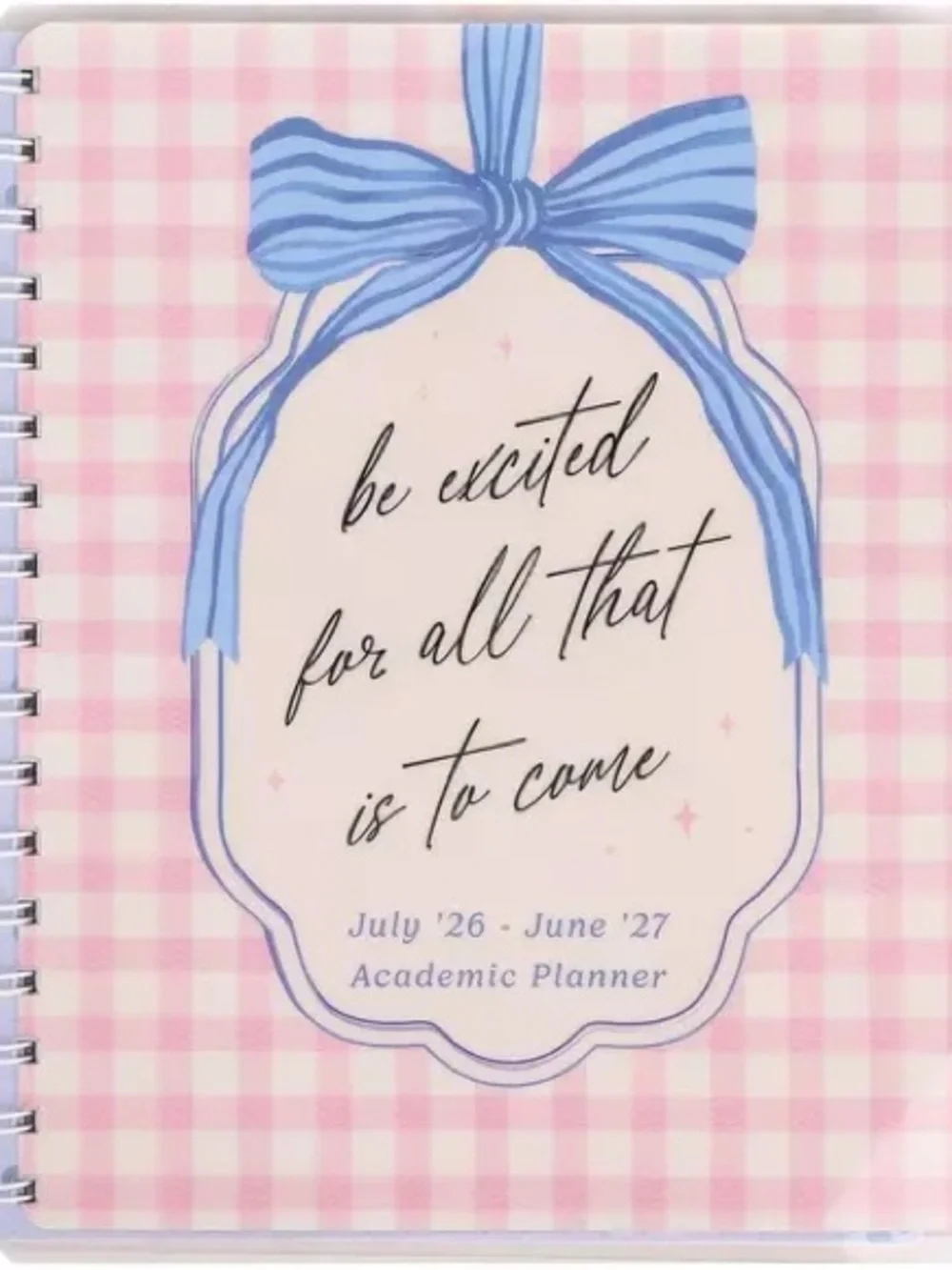 Sweet Bows Weekly Academic Planner 2026-2027